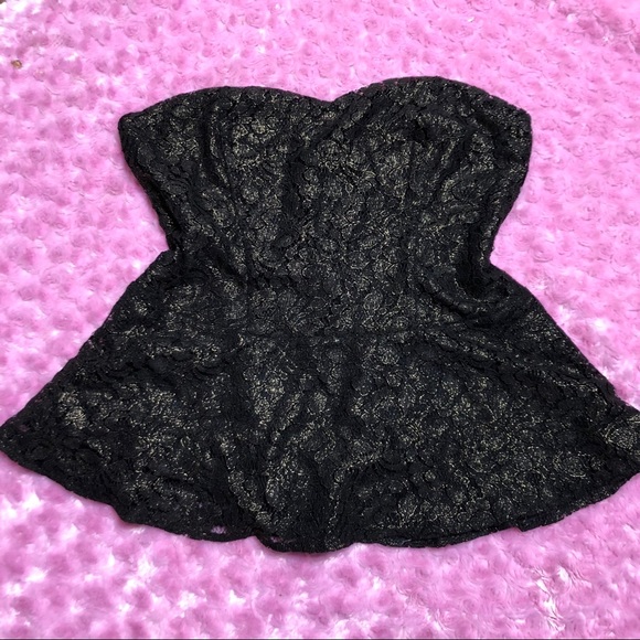 Express NWT peplum convertible tank top tube top s - Picture 2 of 8